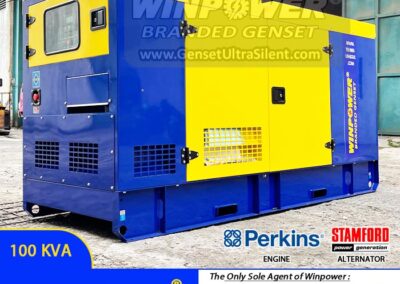 Genset Silent Perkins 100 KVA Stamford
