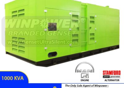 Genset MAN 1000 KVA Stamford Ultra Silent
