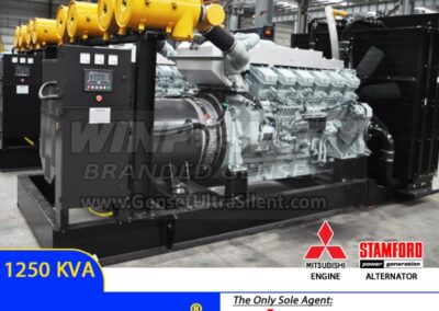 Genset Mitsubishi 1250 KVA Stamford Ultra Silent