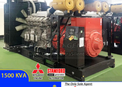 Genset Mitsubishi 1500 KVA Stamford Ultra Silent