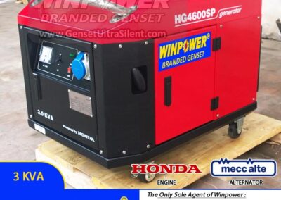 Genset Honda 3 KVA Ultra Silent