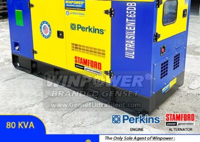Genset Perkins Stamford 80 KVA