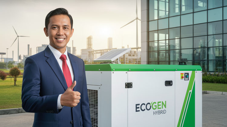 Lebih Hemat Keunggulan Genset Hibrida untuk Bisnis - PT Tehnik Unggul Listrindo
