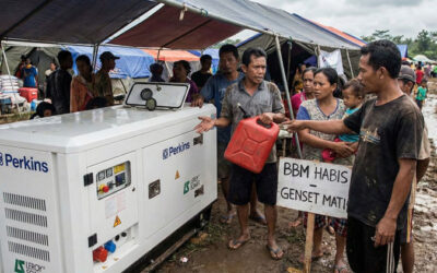 Bahan Bakar Genset Darurat Menjadi Masalah Besar Saat Bencana