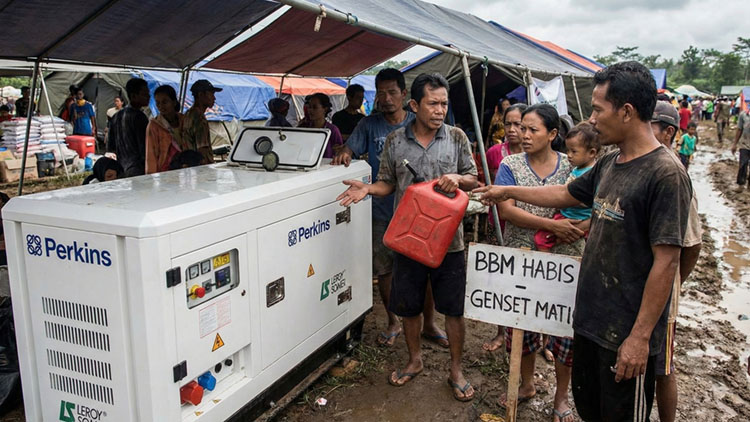 Bahan Bakar Genset Darurat Menjadi Masalah Besar Saat Bencana - Genset Indonesia
