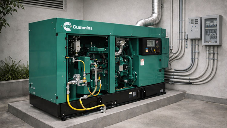 Genset Bahan Bakar Gas Efisien dan Ramah Lingkungan