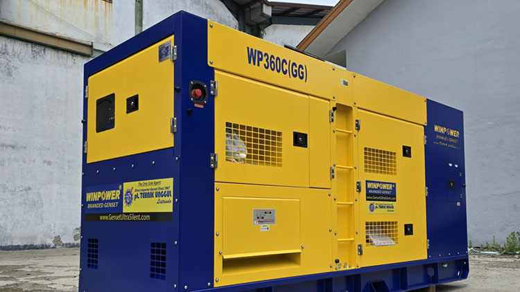 Genset digunakan sebagai sumber listrik darurat saat terjadi bencana alam