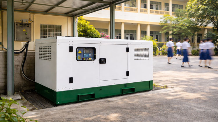 Pastikan KBM Lancar, Manfaatkan Genset untuk Sekolah