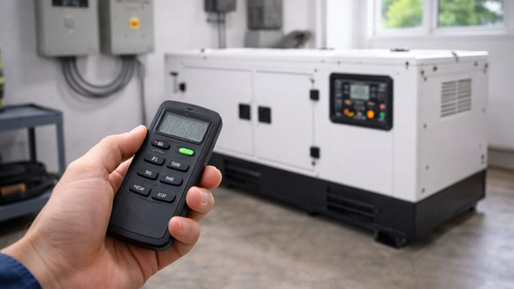Praktisnya Genset dengan Remote Control