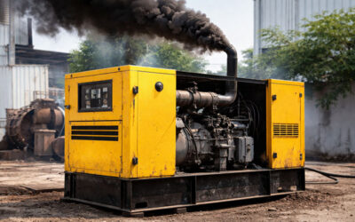 Mengapa Genset Keluar Asap Hitam dan Cara Mengatasinya