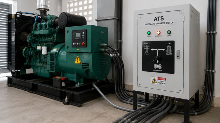 Mengenal Genset dengan ATS - PT Tehnik Unggul Listrindo
